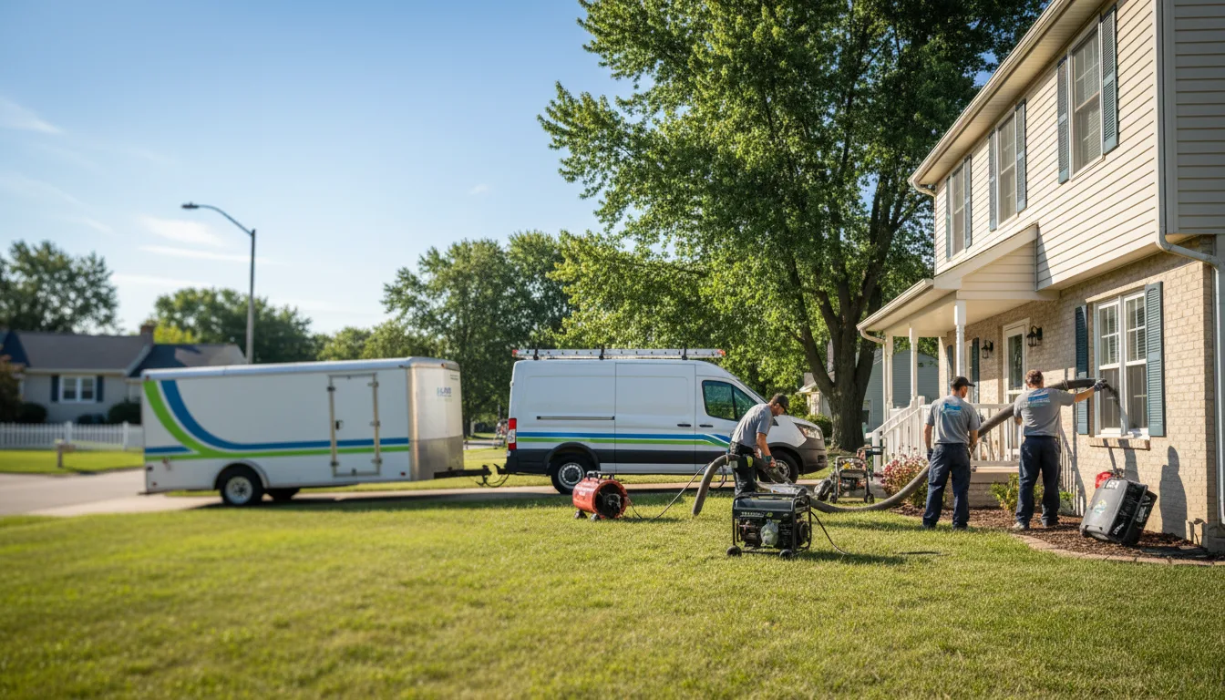 Flooded Basement Restoration And Cleanup With Repair in Deerton, MI near me